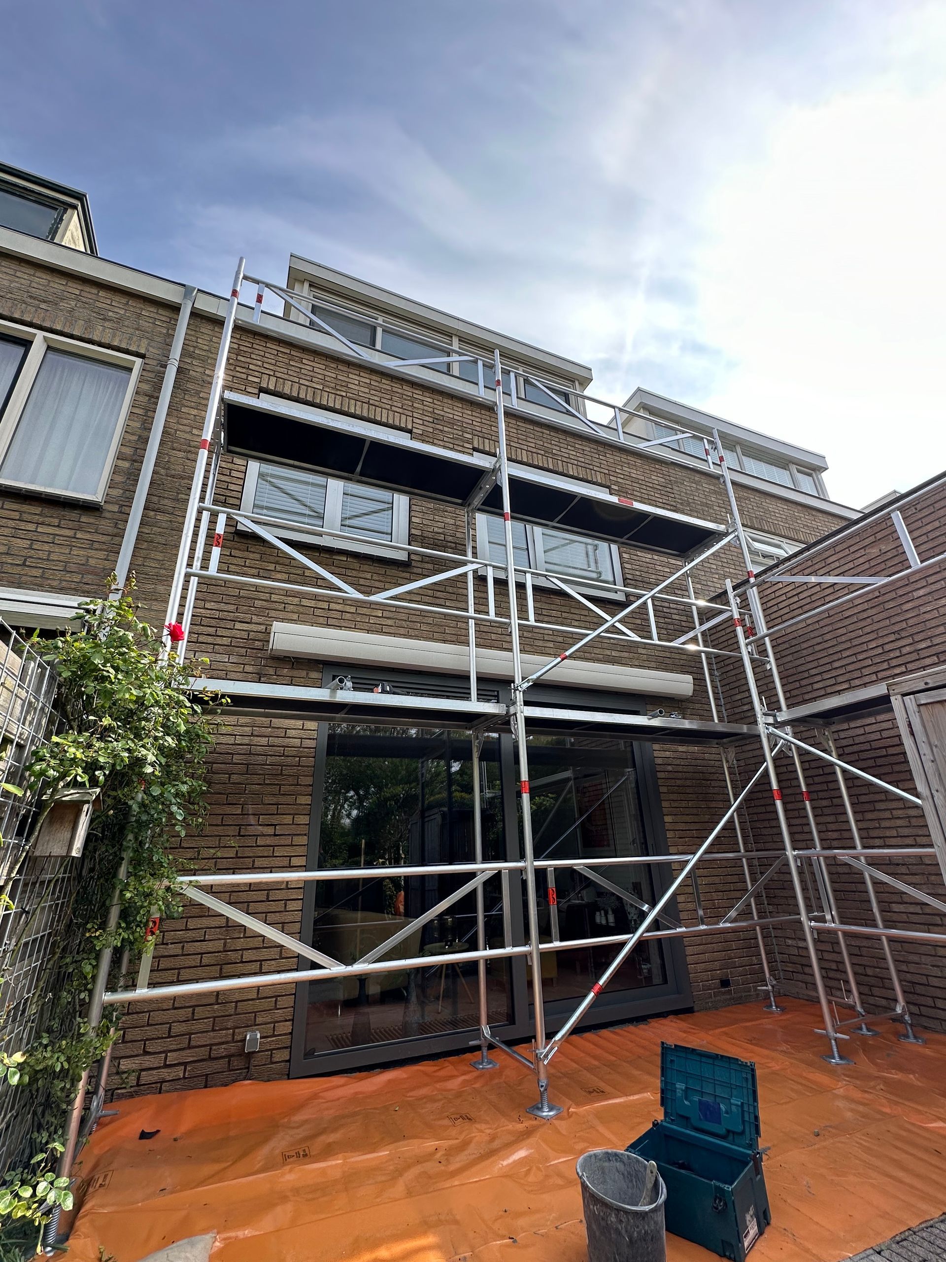 Muur reinigen en impregnatie