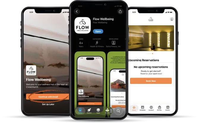 The new Flow Wellbeing App
