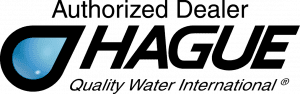 The authorized dealer logo for Hague Quality Water International