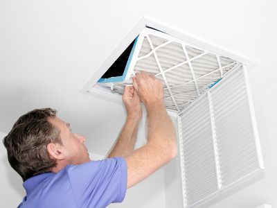 Removing Vent Cover — Portage, MI — Dan Wood Company