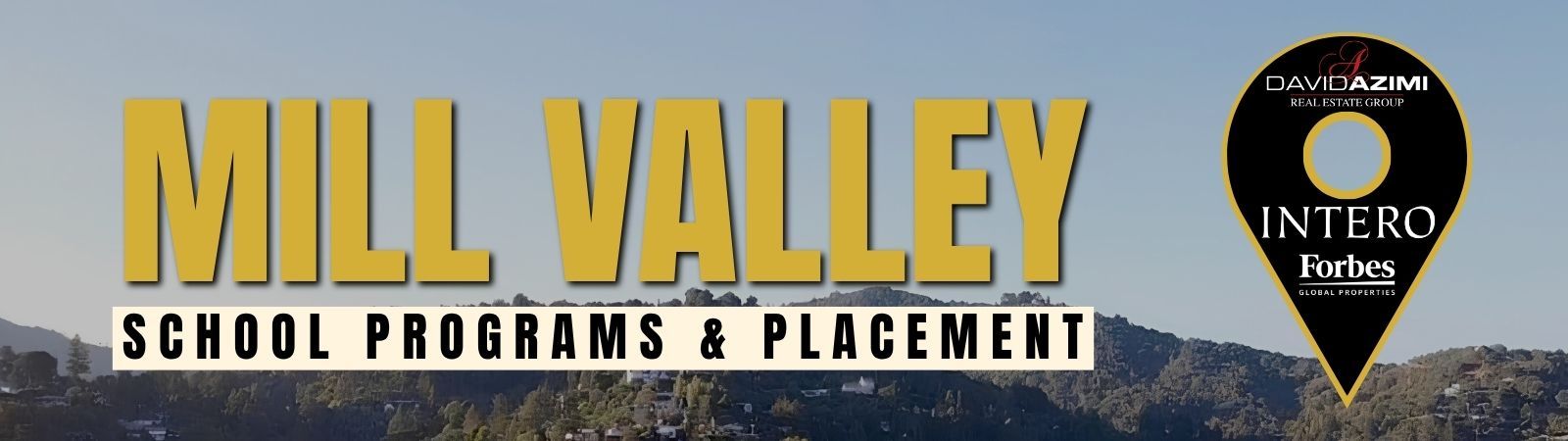 Mill Valley banner with black text on a light background and a circular Interlochen logo on the right.