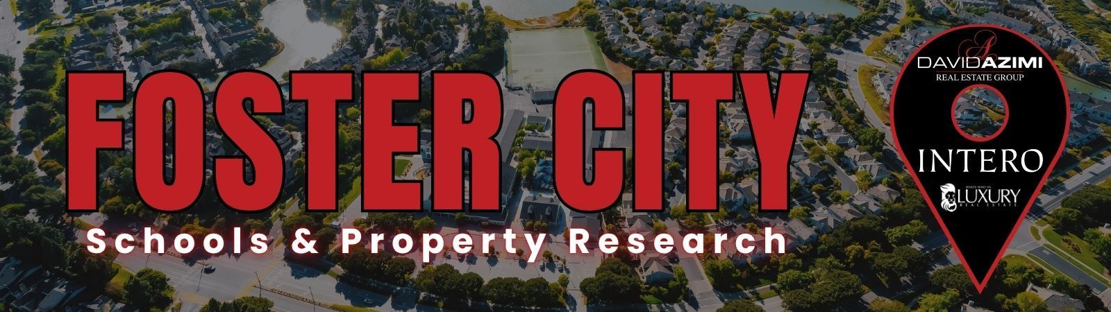 Foster City Learning & Lifestyle banner with cityscape background and Intelek Edutain logo