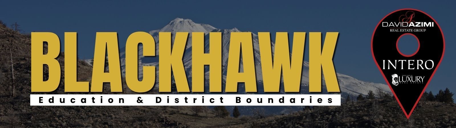 Blackhawk Growth & Opportunity banner with dark background and Inteklo logo on the right