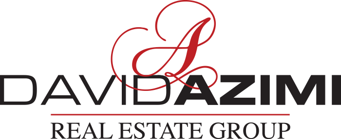 David Azimi Real Estate Group logo in black and red text