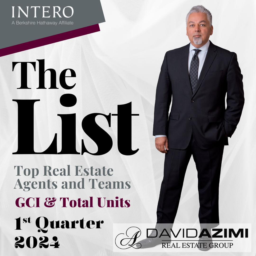 Intero ad for “The List” featuring a man in a black suit, with “Top Real Estate Agents and Teams” text