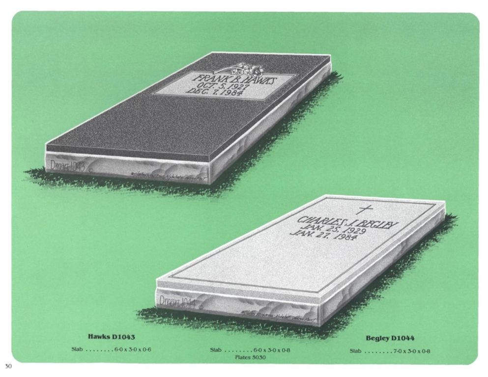 Two rectangular book-like products, one dark and one white, on a green background.