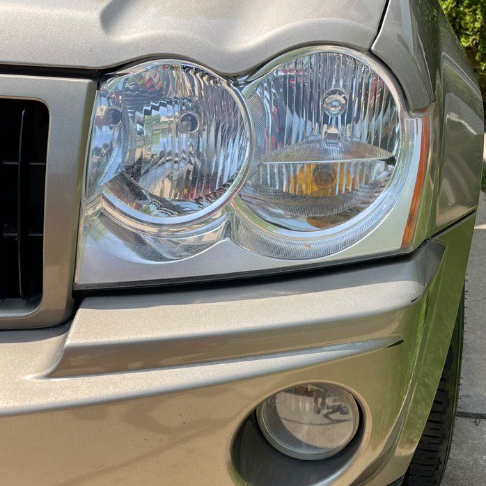 After headlight restoration