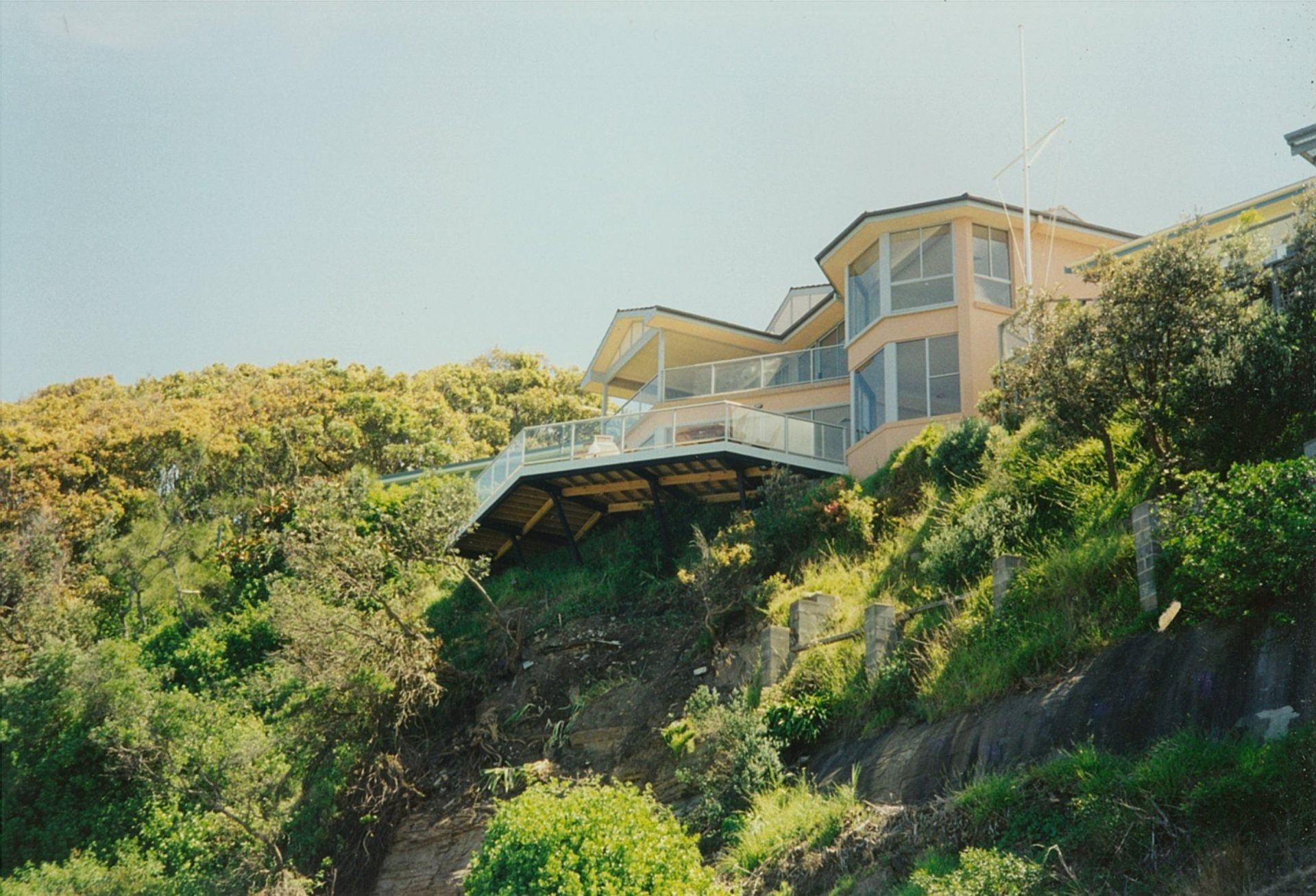 Cliffside House with Large Windows — Boyne Building & Renovations in Ponto, NSW