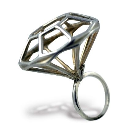 Anillo Neo Art en plata
