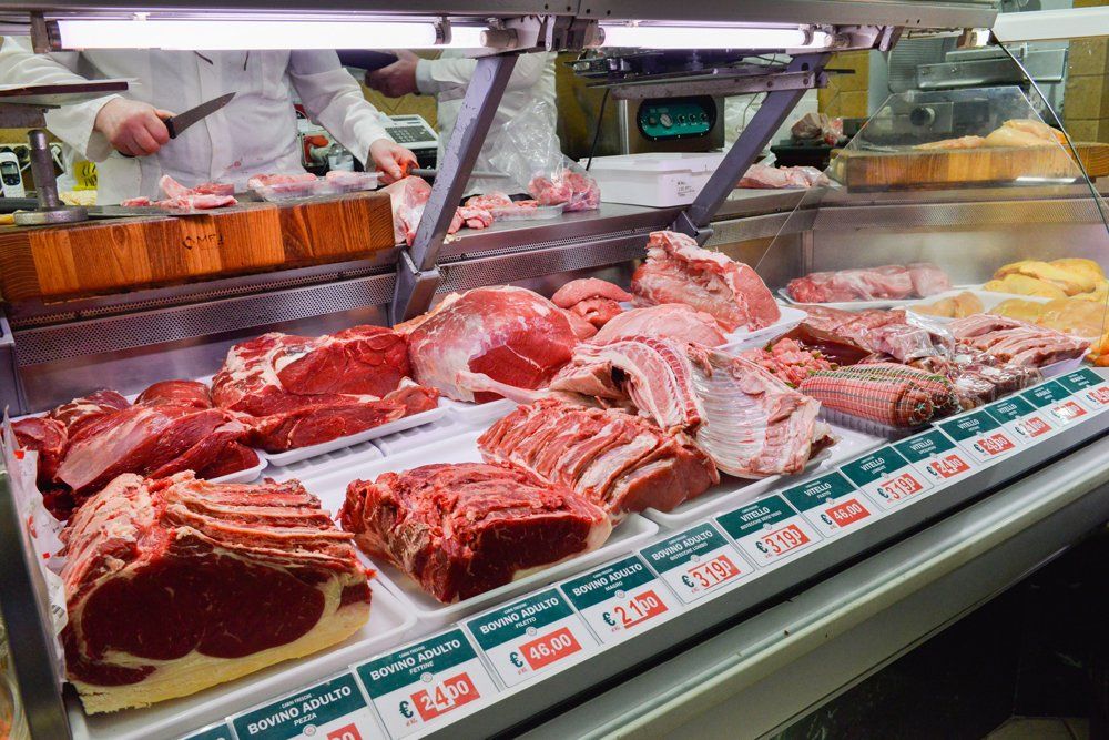 carne fresca della macelleria