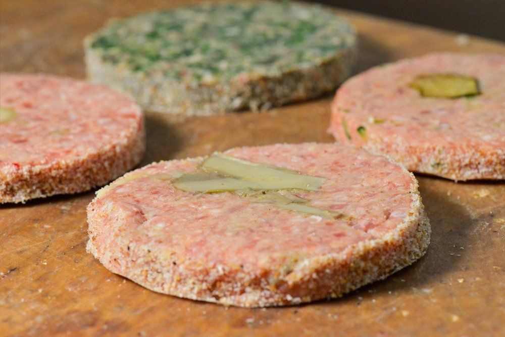 hamburger di pollo