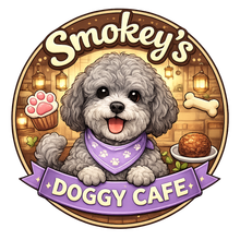 Smokey’s Doggy Cafe logo used for branding and signage in Monmouth County