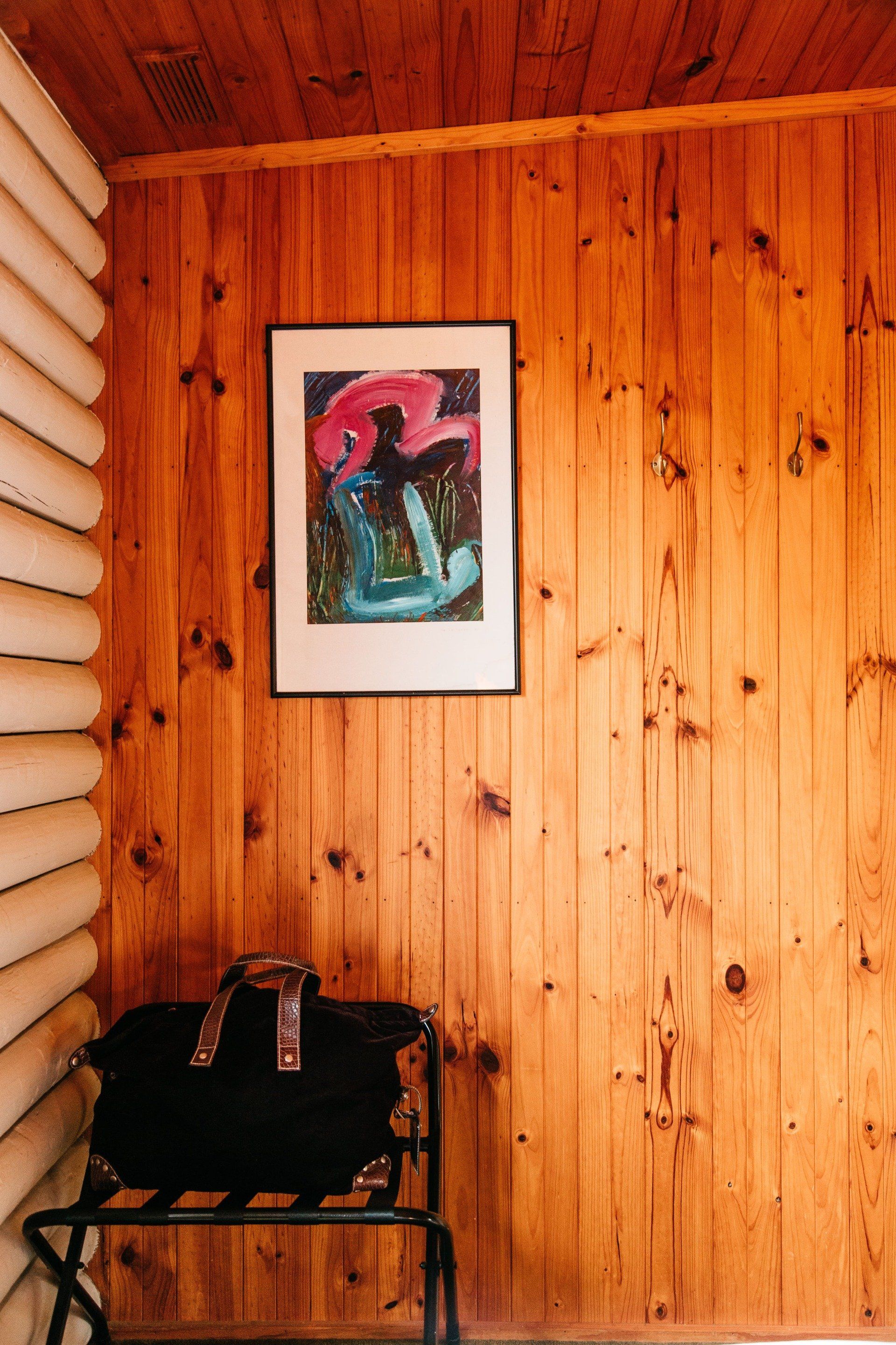 Unique and beautiful art lining the walls 