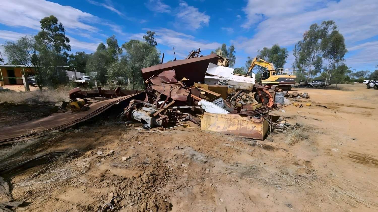 Demolition of a Building in a Rural Setting — NPX Solutions In Biloela, QLD