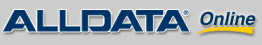 ALLDATA Online logo in blue and yellow.