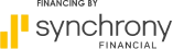 Synchrony Financial logo: yellow bars with text 