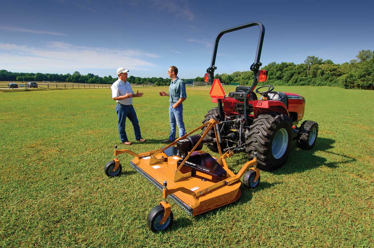 Mulching Of Grass — O'Brien's Machinery In Hunter Valley NSW