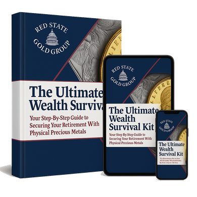 A book titled the ultimate wealth survival kit
