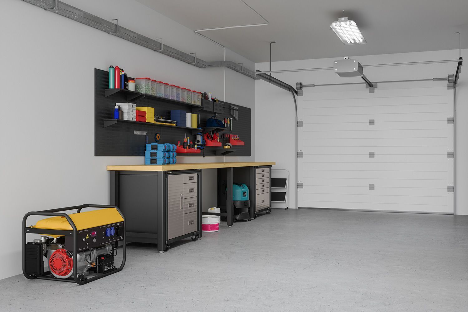 Interior of Garage — Arlington, TX — Spring King Garage Door Repair