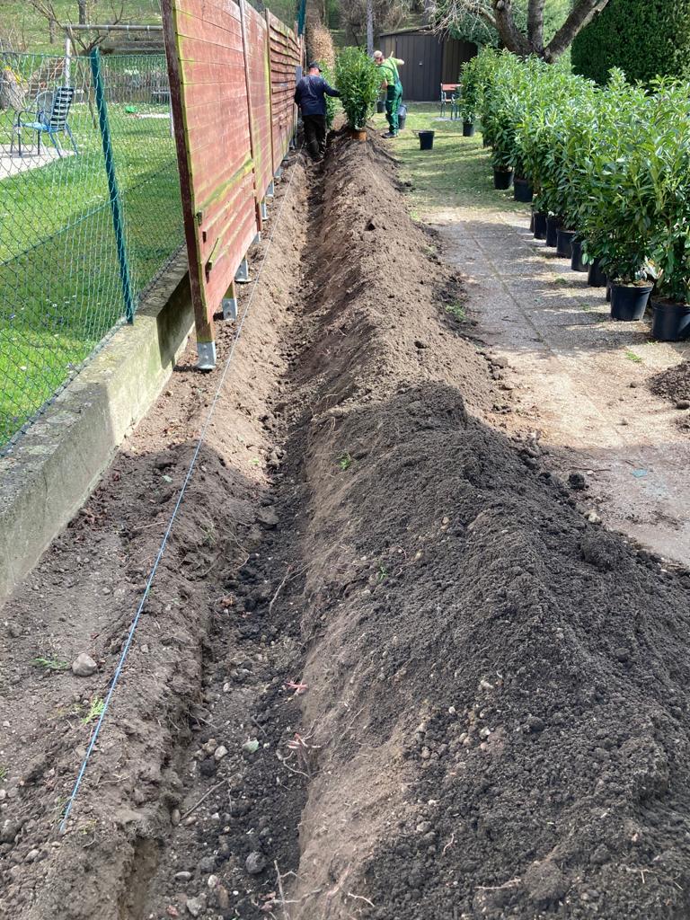 Arbeiten für Gartengestaltung