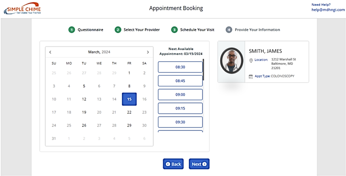 Patient appointment management efficiency with SimpleChime