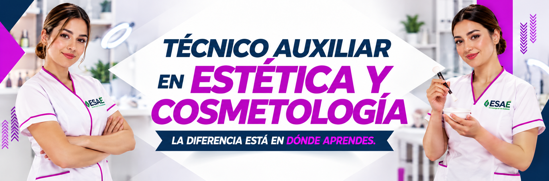 Técnico Laboral en Cosmetología y Estética Integral de ESAE
