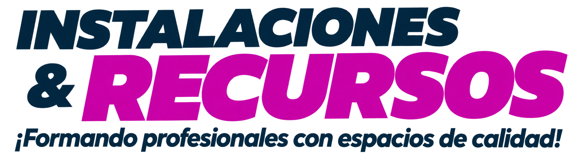 Banner de instalaciones y recursos de ESAE para la formación de profesionales en espacios de calidad.