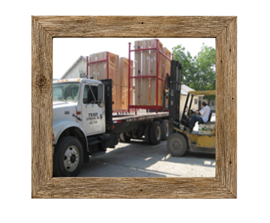 Frost Lumber Co Inc delivery truck, Thibodaux Louisiana