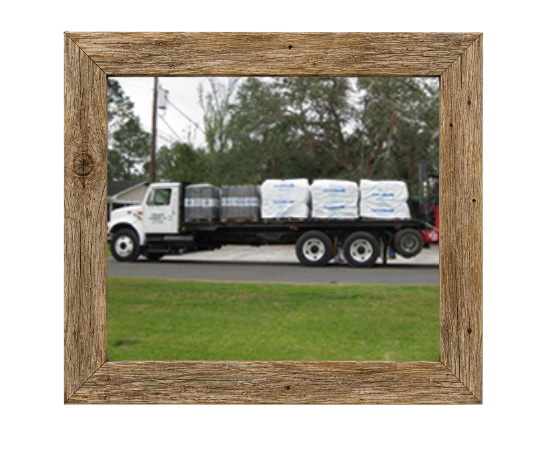 Frost Lumber Co Inc delivery truck, Thibodaux Louisiana