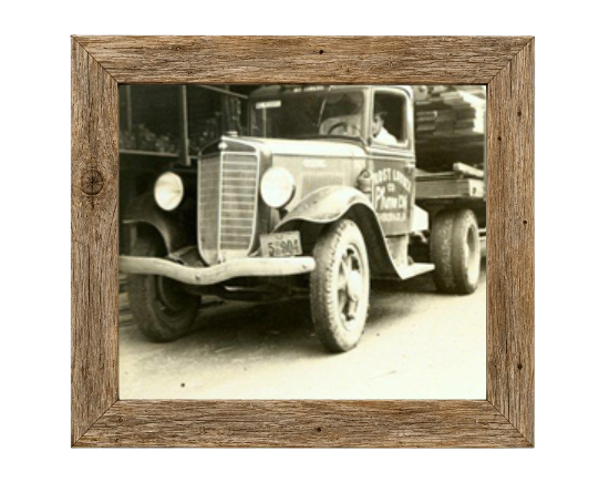 Frost Lumber Co Inc delivery truck, Thibodaux Louisiana