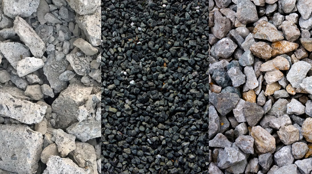 Whitecap Builders used crushed stone and gravel for a compacted base during a project in Morrill, Maine.