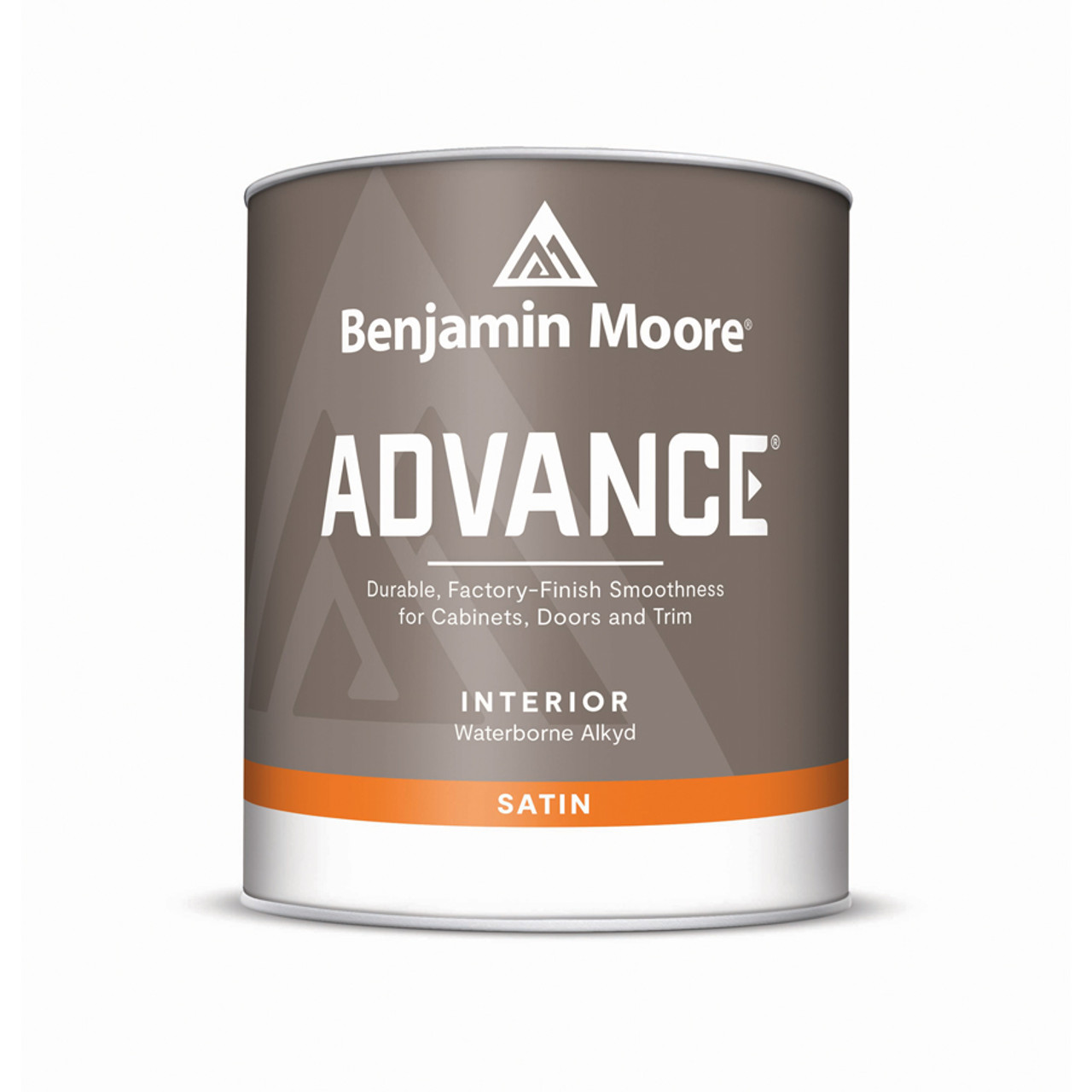 A can of benjamin moore advance interior satin paint