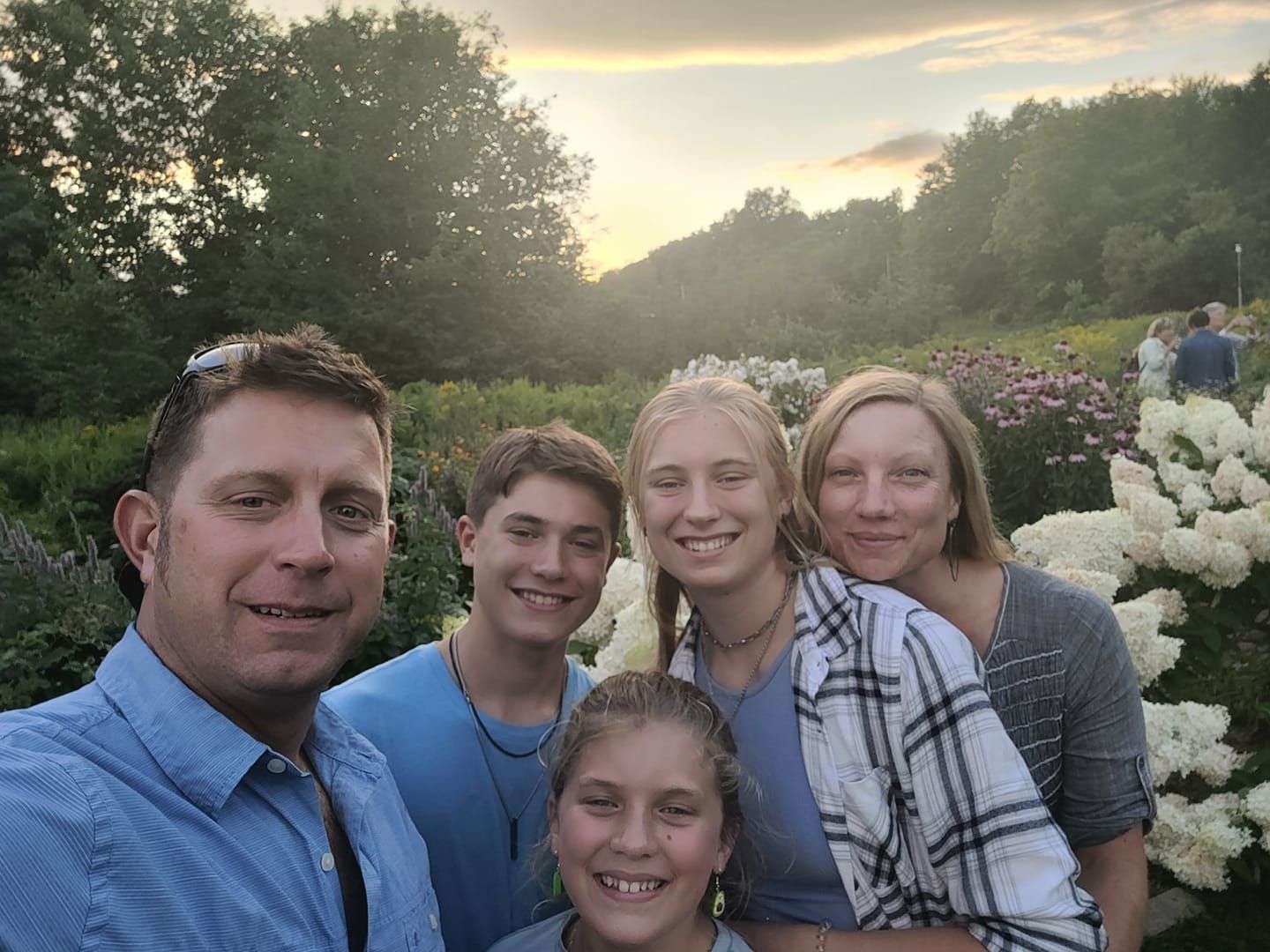 Dann and Kathleen with family