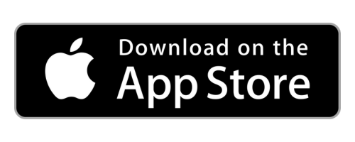 Apple App Store download badge on a black background with white Apple logo and text