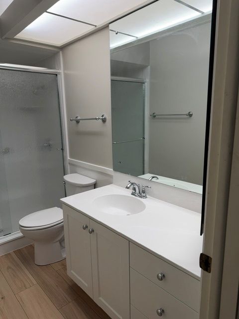 After bathroom remodeling