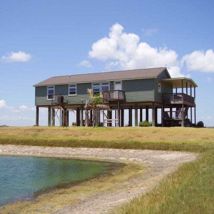 House beside a lake