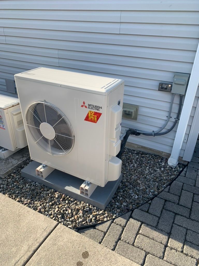 Heat Pump installed by Elite Comfort Heating and Cooling in the Lehigh Valley