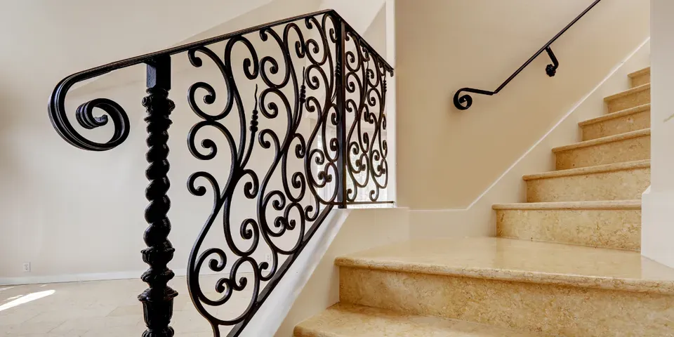 Inside Stair Custom Railing — Mellman & Perdue CPAs — Oakland, CA