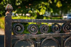 Old Custom Iron Fence — Mellman & Perdue CPAs — Oakland, CA Old Custom Iron Fence — Mellman & Perdue CPAs — Oakland, CA