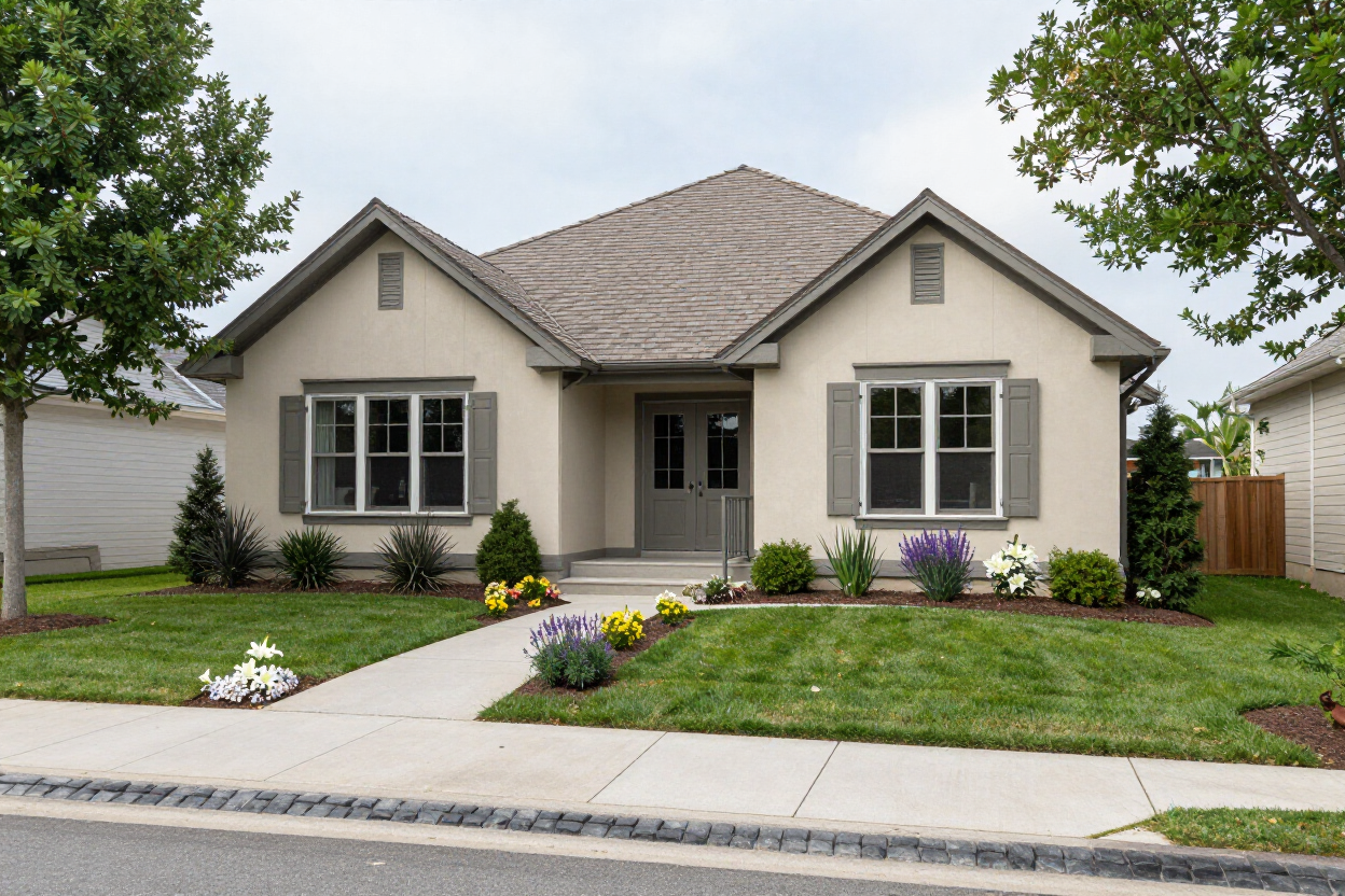Clean well-maintained single-family home in a quiet neighborhood