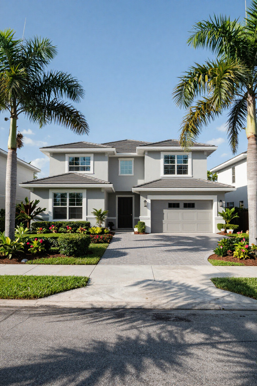 Well-maintained single-family home exterior in central Florida
