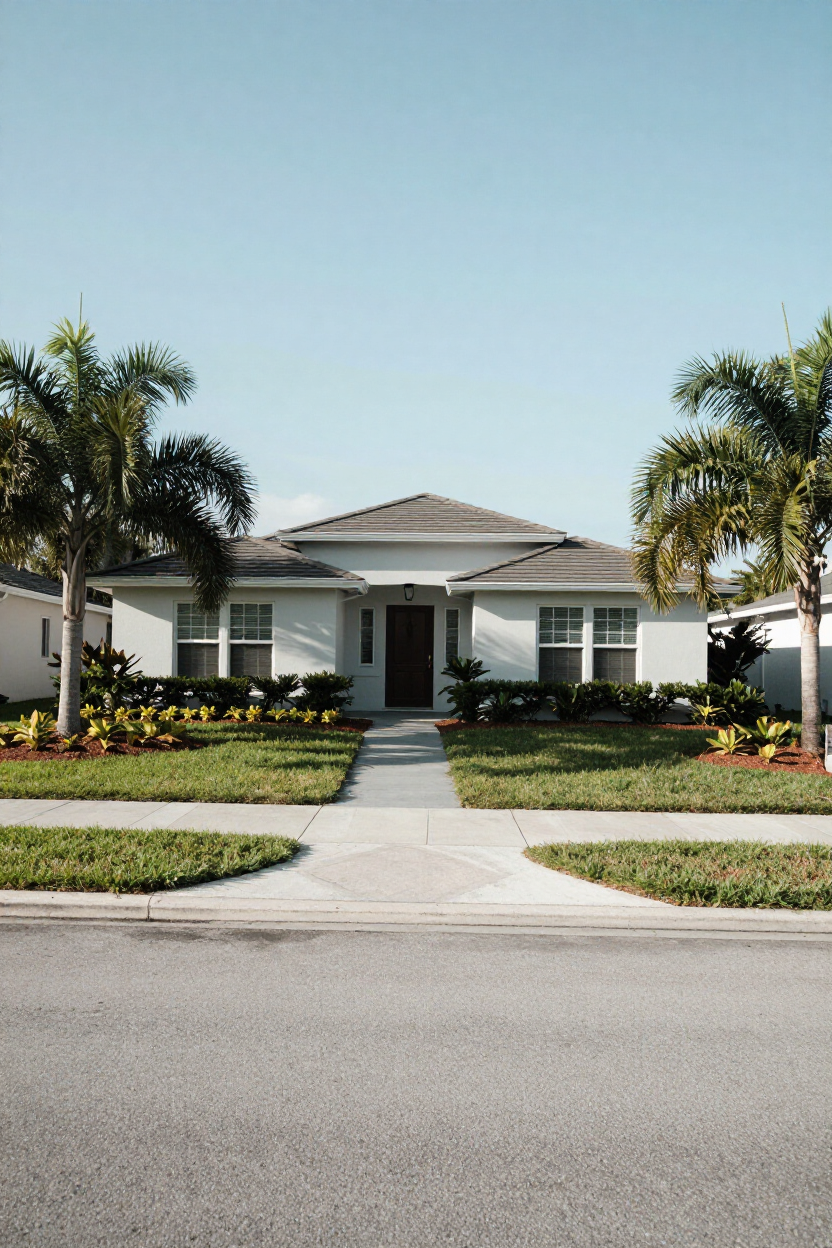 Clean single-family home exterior in Sanford, Florida