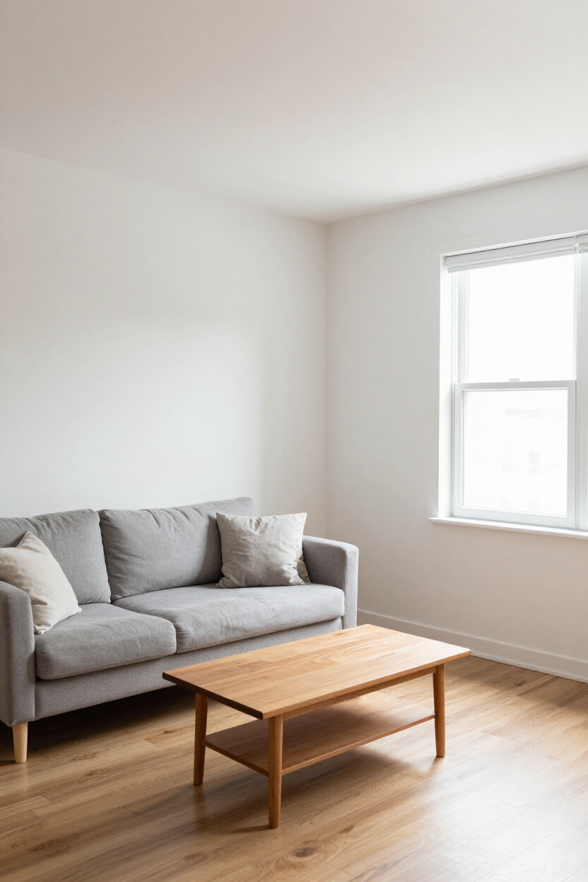 Clean bright interior of a well-maintained rental home