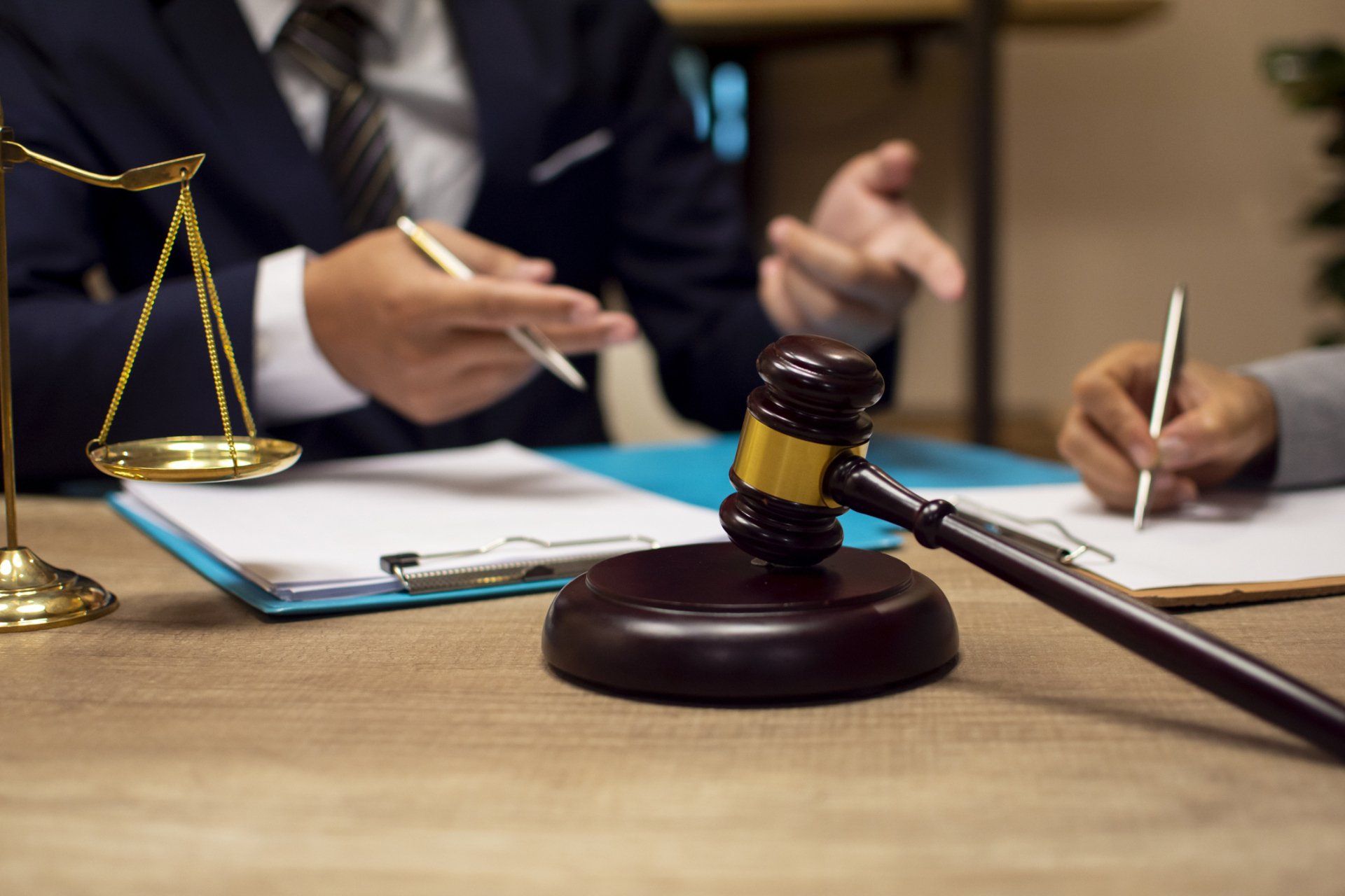 Judge Team Discussing - Fort Worth, TX - J. Don Carter & Associates, P.C.