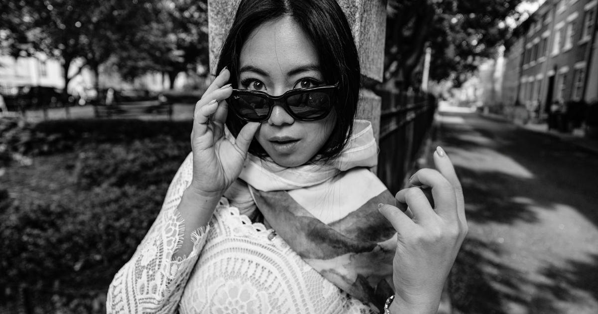 Minnie Lee in Retro editorial