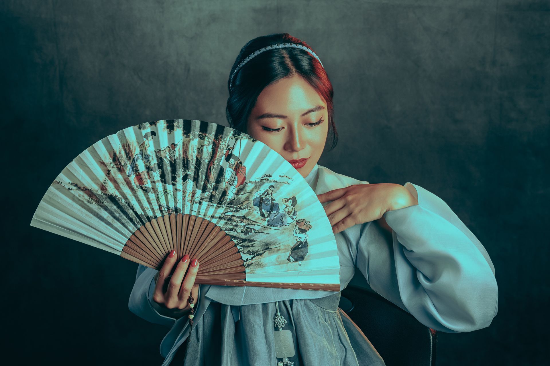 Minnie Lee in Hanbok Editorial