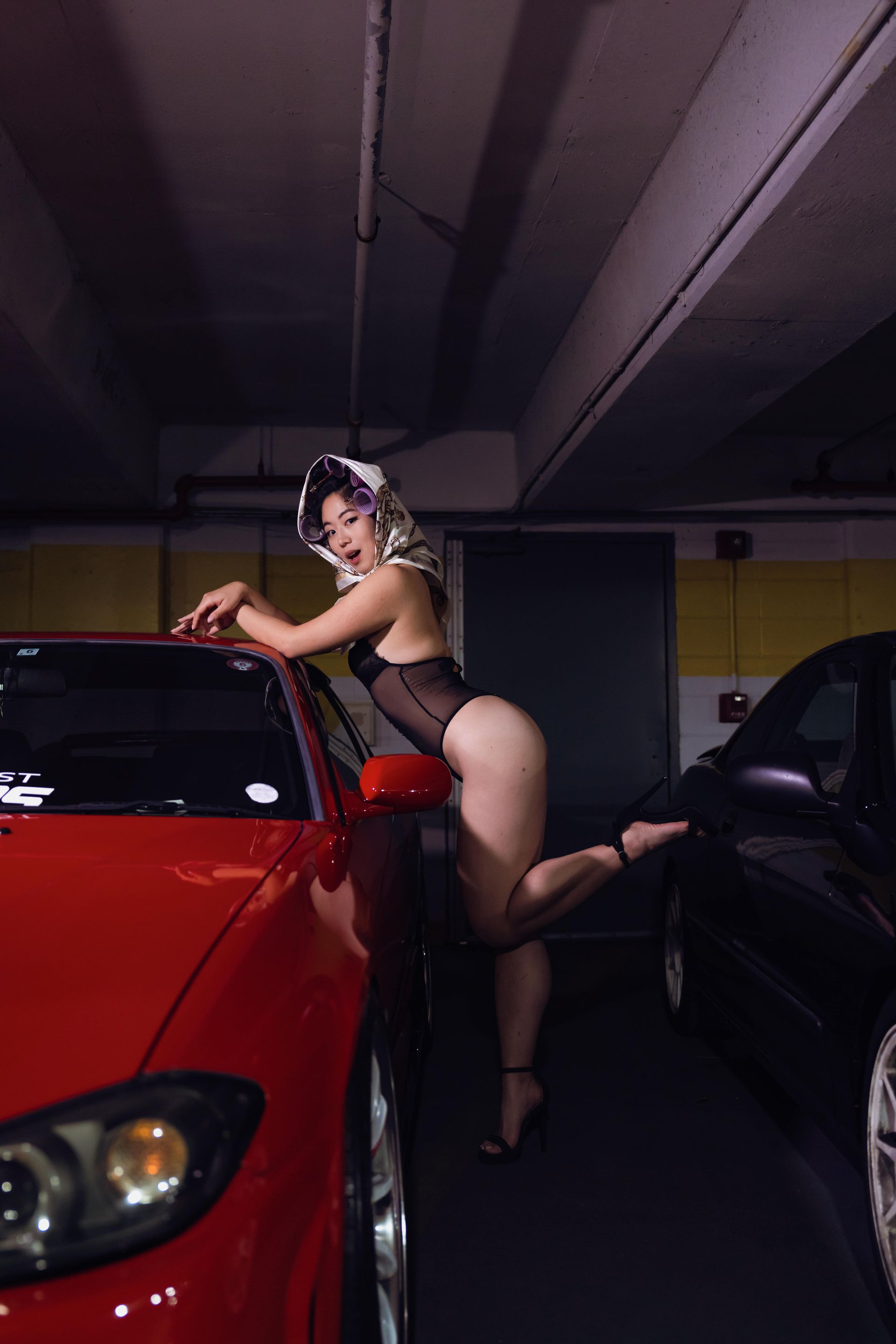 Minnie Lee Editorial lingerie portrait pin-up imagery