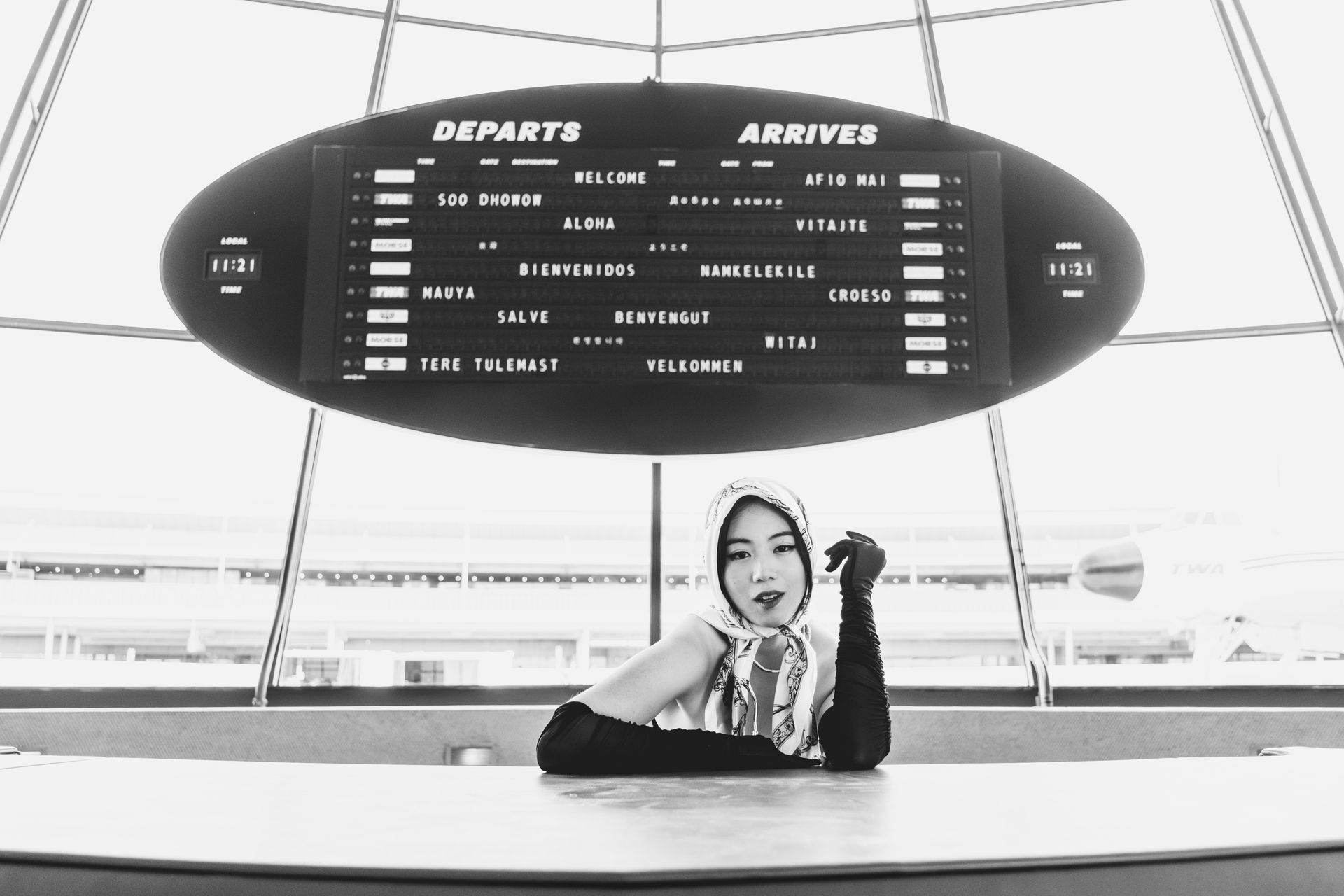 Minnie Lee in TWA Hotel