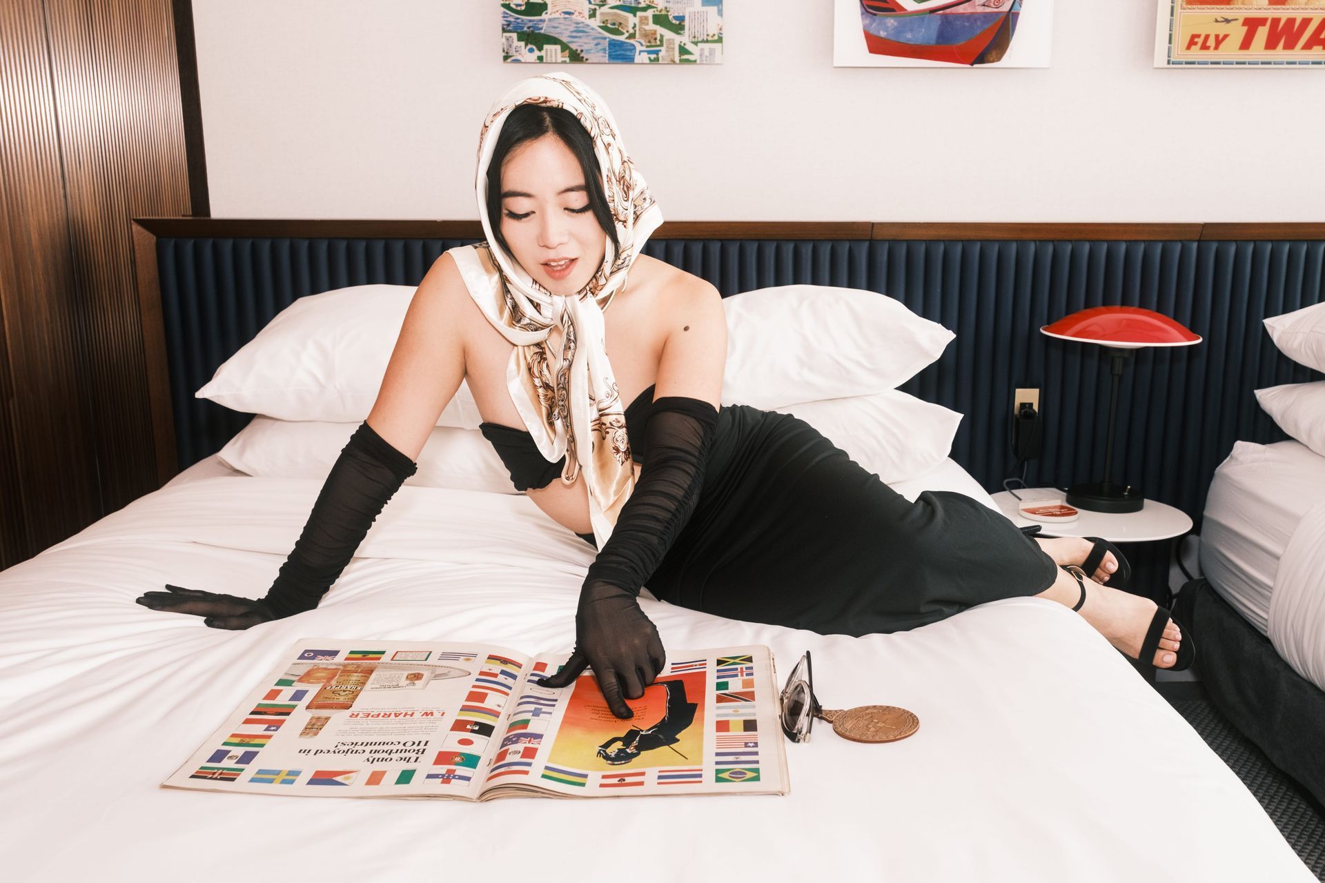 Minnie Lee in TWA Hotel
