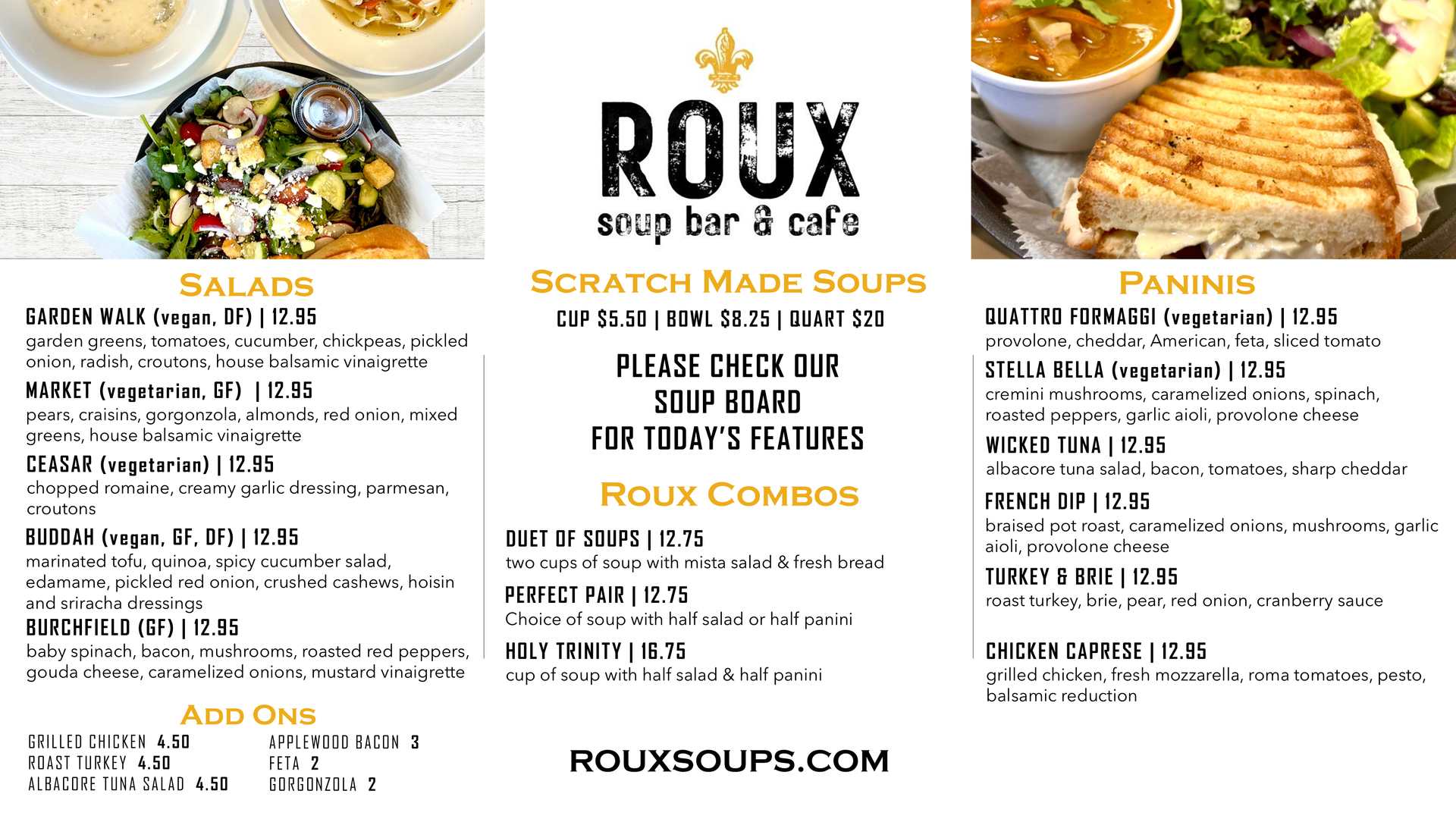 Roux Soup Bar & Café | Buffalo, NY | Soup Restaurant